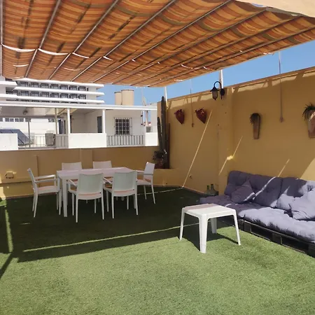 San Miguel Con Solarium Y Barbacoa Apartmán